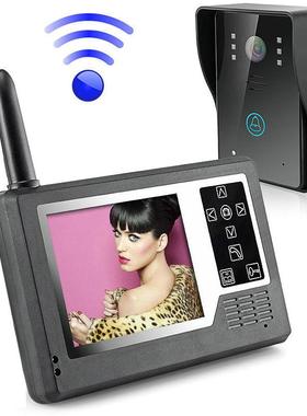 迷你3.5寸无线可视对讲门铃带拍照