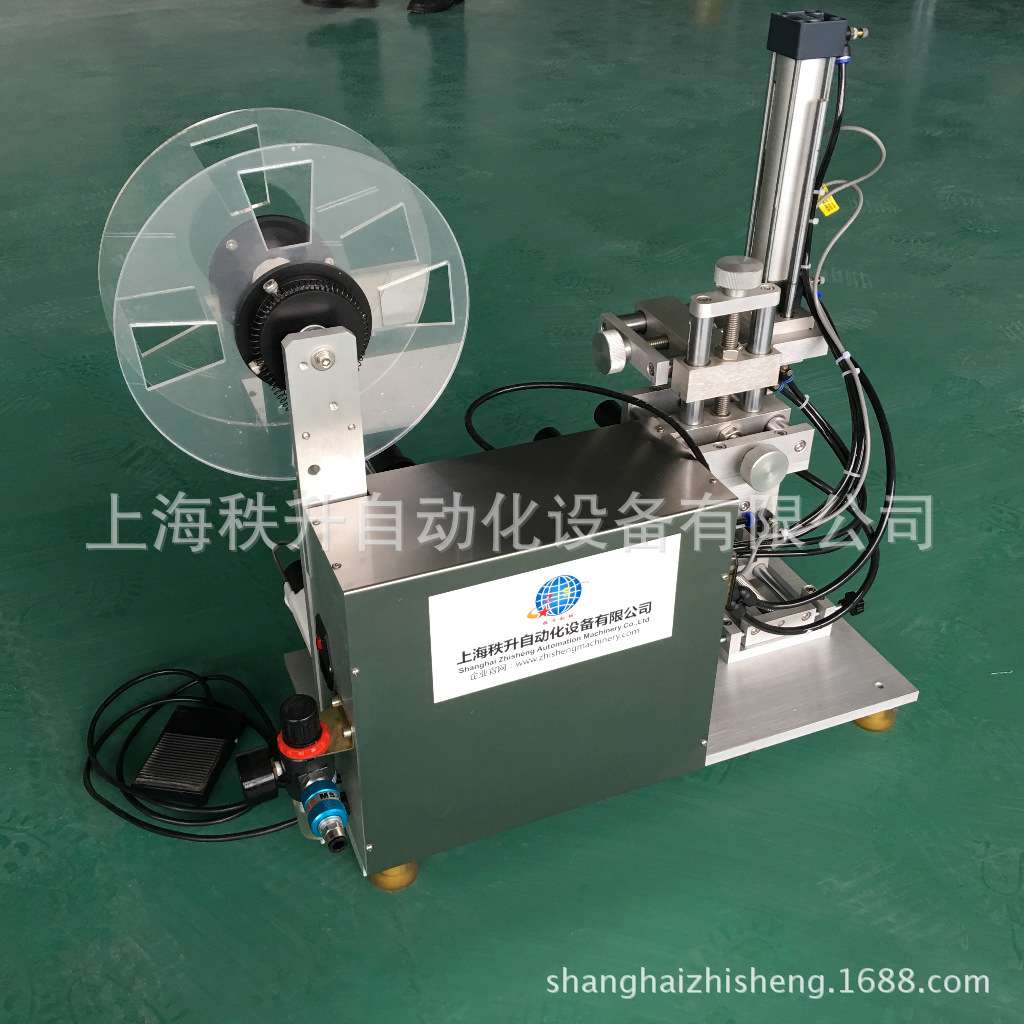 价格优惠贴标机 小管子贴商标机 电线贴标签机器 标签对折贴标机