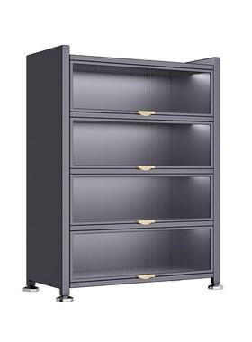 特厚厨房置物架加厚餐边柜橱柜置物收纳柜储物碗柜微波炉烤箱落地