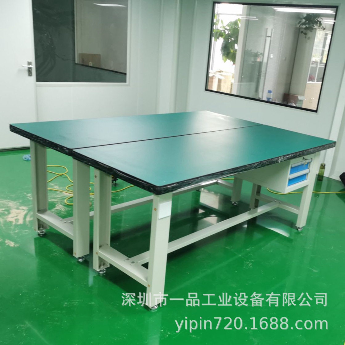 重型防静电带灯二抽工作台