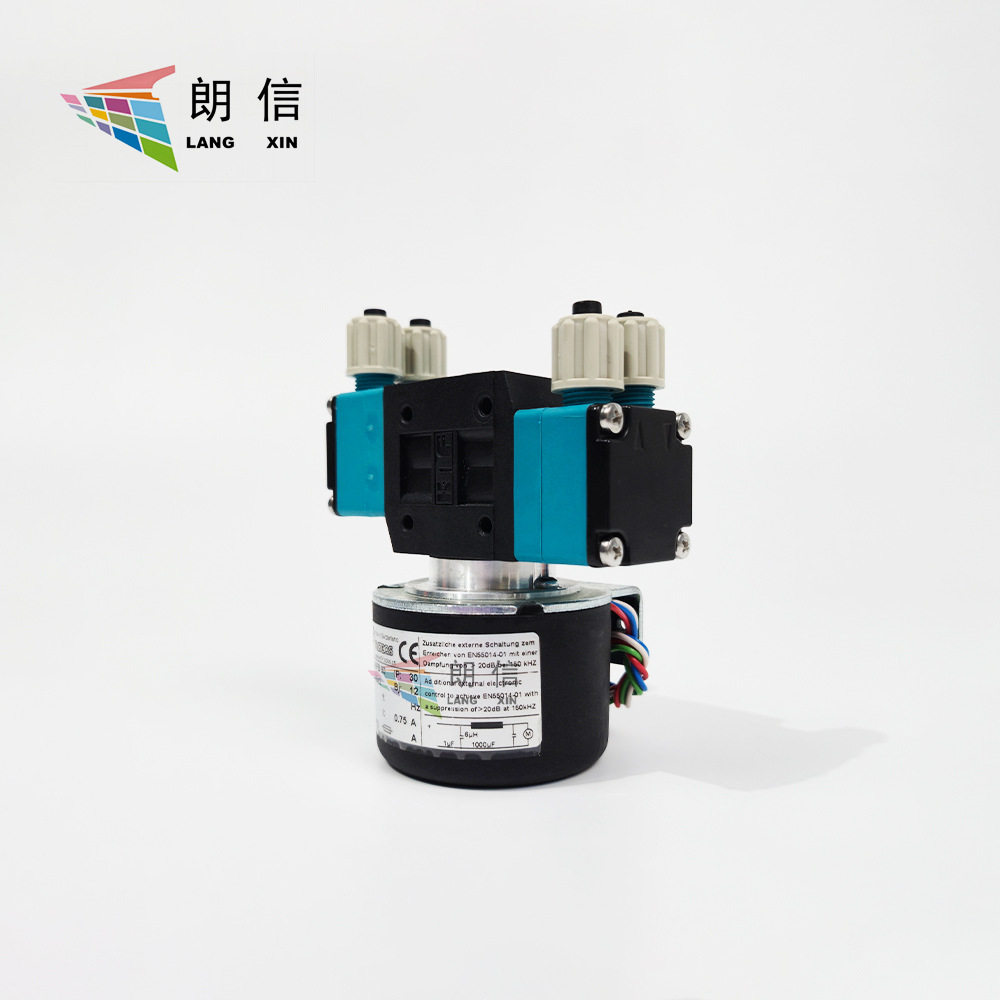 热销KNF双头供墨泵PL9022NFB60液体循环泵24V适配美嘉喷墨打印机