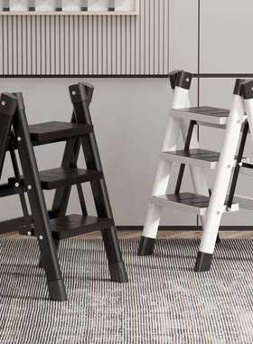 梯子家用折叠梯子加厚人字梯置物梯室内阁楼便携梯小型