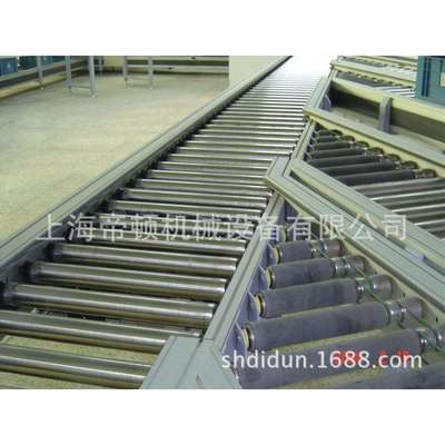 铝材滚筒输送机不锈钢辊道输送机无缝合流输送机