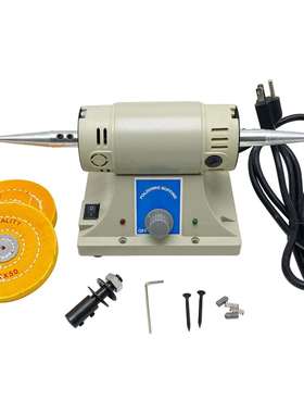 TM-2欧式双头尖台式抛磨机布轮机台磨机打磨机微型台式除锈机器