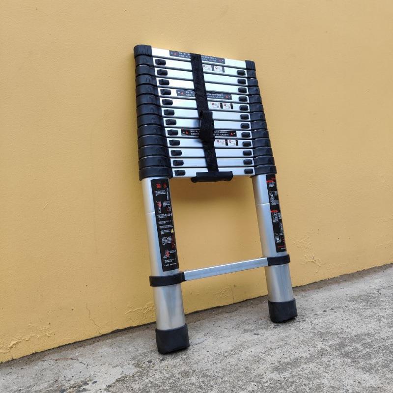 全铝伸缩梯吕合金加厚便携式折叠升降抽拉收缩5米梯子工程梯阁楼