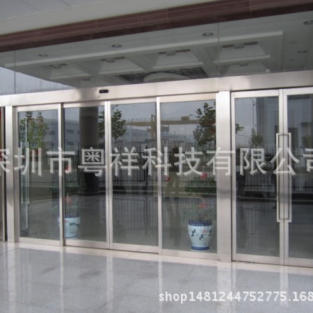 平移电动玻璃门厂家 刷卡玻璃感应门报价 静音自动玻璃感应门维修