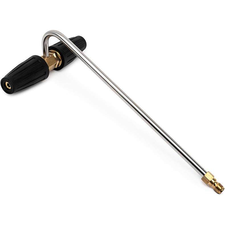 热卖高压枪旋转莲花涡轮枪头洗车枪水枪头1/4快接喷头套装