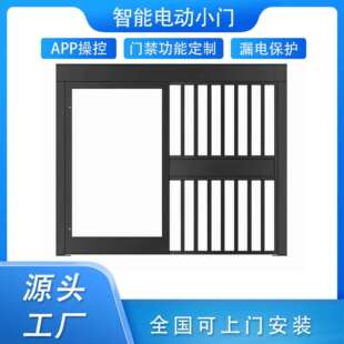 智能人脸识别平移广告门小区自动小门人行通道电动遥控刷卡栅栏门