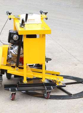 市政井盖切割机窨井盖切圆机能调节的汽油大马力割缝机