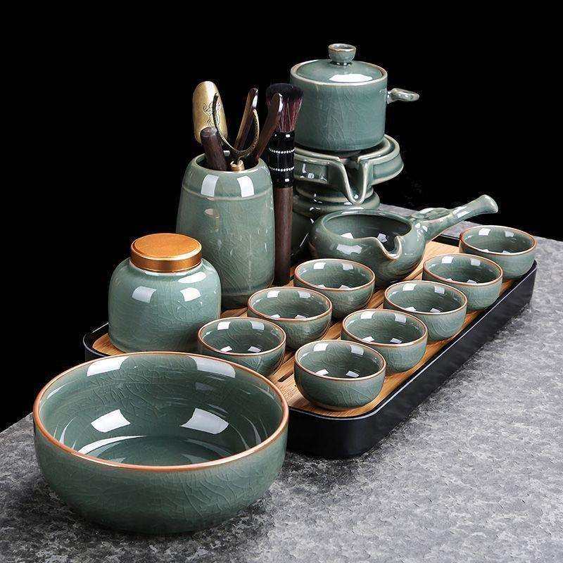 茶具套装套懒人家用哥窑陶瓷茶杯办公自动石磨茶壶泡茶整套,鲜花速递/花卉仿真/绿植园艺,割草机/草坪机,淘宝优惠券,粉丝福利购,淘宝优惠卷