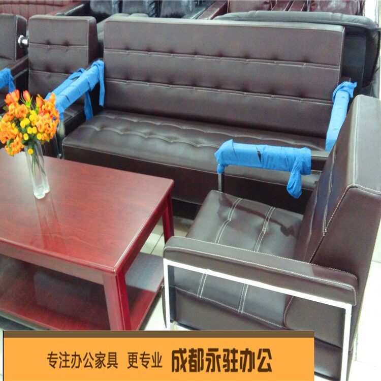 批发办公沙发 简约时尚沙发 新款现代钢木沙发