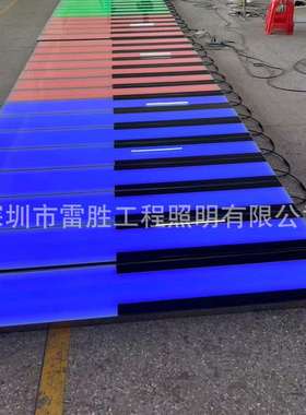 LED钢琴感应发声地板灯楼梯台阶互动地面发光地砖网红音乐脚踩灯