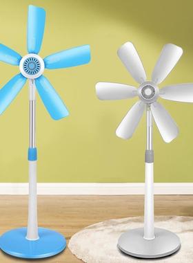 小型落地扇家用立式小风扇伸缩式电风扇学生宿舍办公室静音大风力