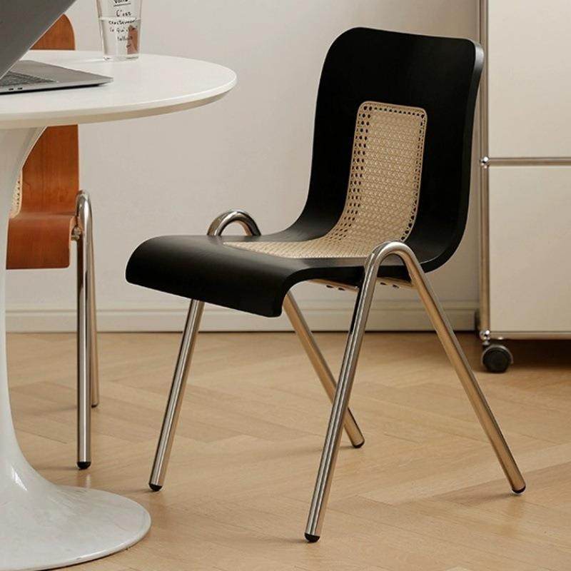 北欧复古不锈钢椅子简约餐椅设计师创意家用客厅餐桌藤编靠背凳子,鲜花速递/花卉仿真/绿植园艺,割草机/草坪机,淘宝优惠券,粉丝福利购,淘宝优惠卷