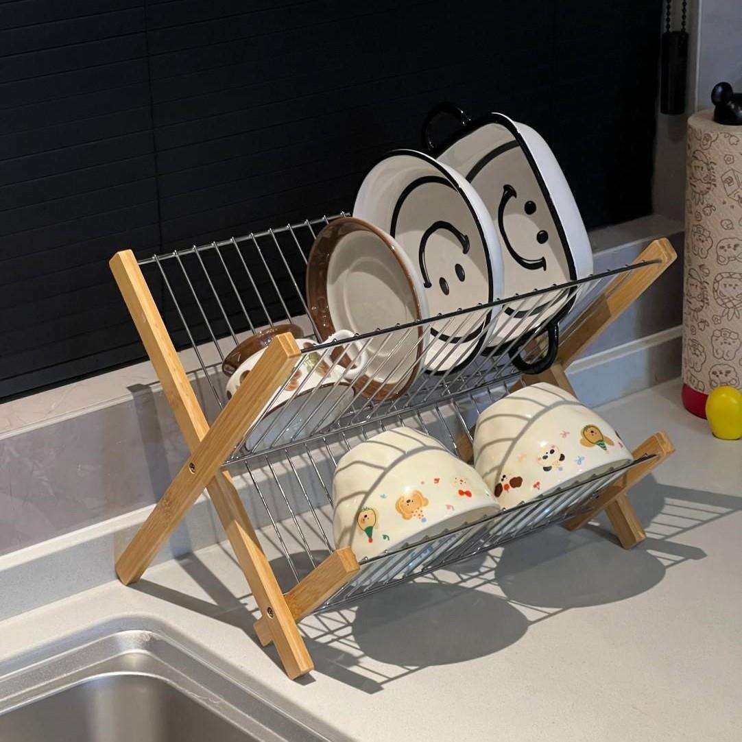 复古新款碗碟沥水架放碗家居碗物厨房好收纳置物架2024架不锈钢,鲜花速递/花卉仿真/绿植园艺,割草机/草坪机,淘宝优惠券,粉丝福利购,淘宝优惠卷