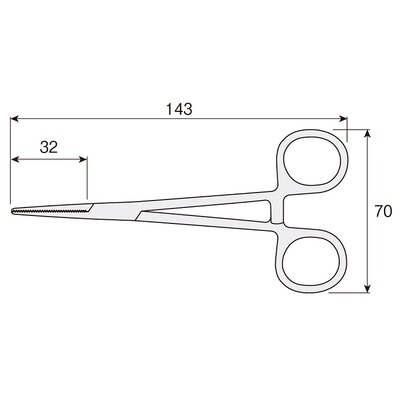 日本hozan宝山 零件夹带锁功能宠物耳部除毛 手工艺 缝纫用 P-843