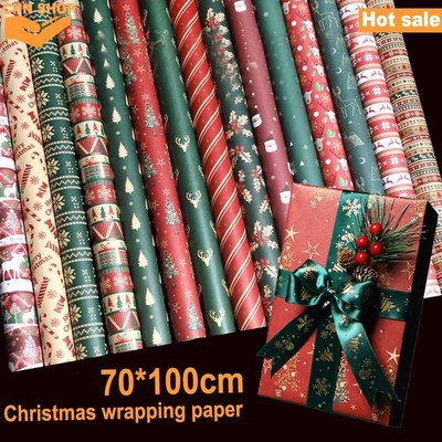 70*100cm Christmans wrapping paper Gift packing paper wrappe