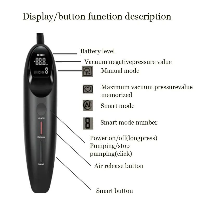 Smart Electric Penis Ptump Vacuum Penis Enlarger Sex Toys