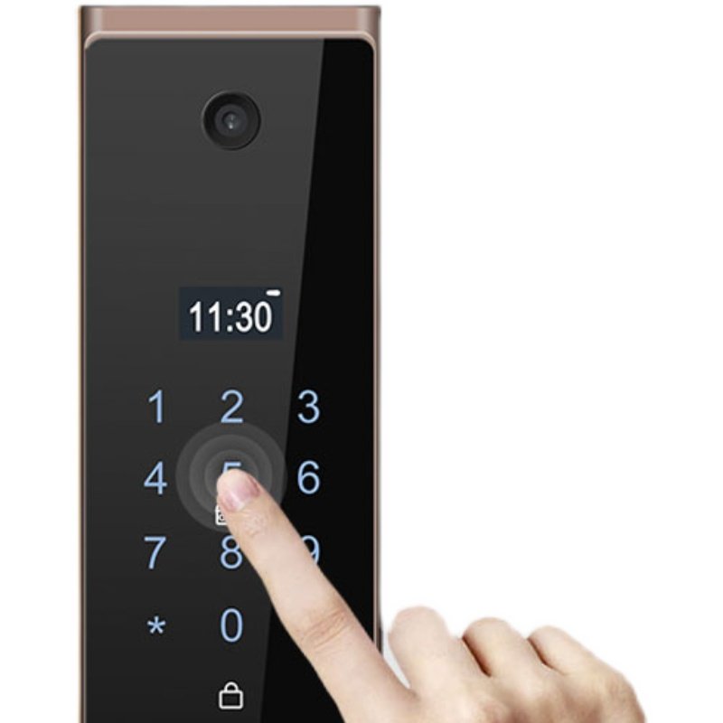 黑金刚指纹锁家用密码锁防盗门人脸识别带监控摄像头智能电子锁,基础建材,入户门智能锁,淘宝优惠券,粉丝福利购,淘宝优惠卷
