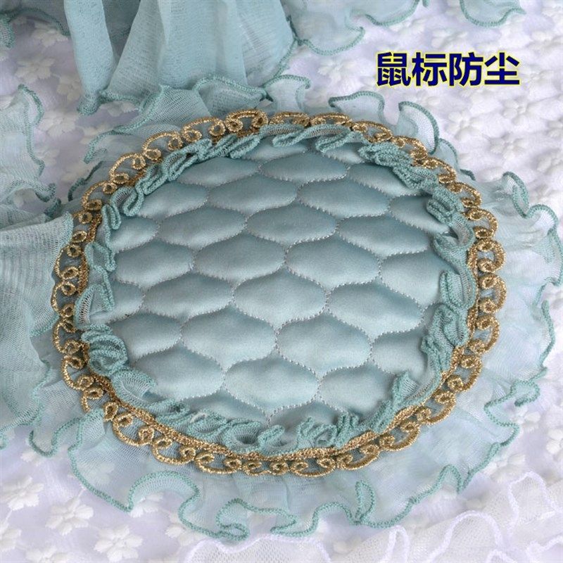 博文布艺欧式液晶电脑罩防尘盖巾电脑显示器蕾丝倾城之恋