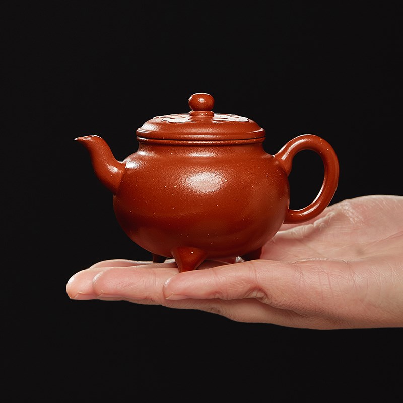 正宗宜兴原矿紫砂壶名纯全手工大彬如意朱砂泥小泡茶壶功夫茶具