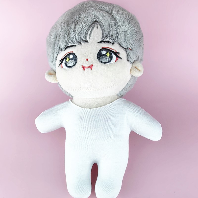 现货10cm15cm20cm防染色娃衣打底衣棉花娃娃公仔U打底衫内衣连体