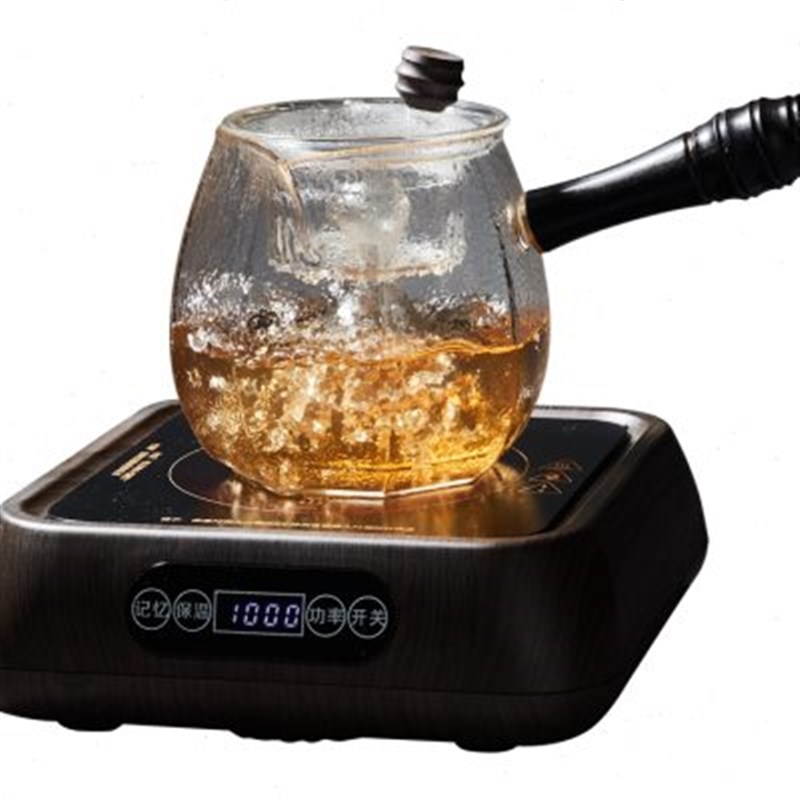 容山堂侧把玻璃蒸汽煮茶壶全自动茶炉茶具家用泡茶器烧.水壶电陶
