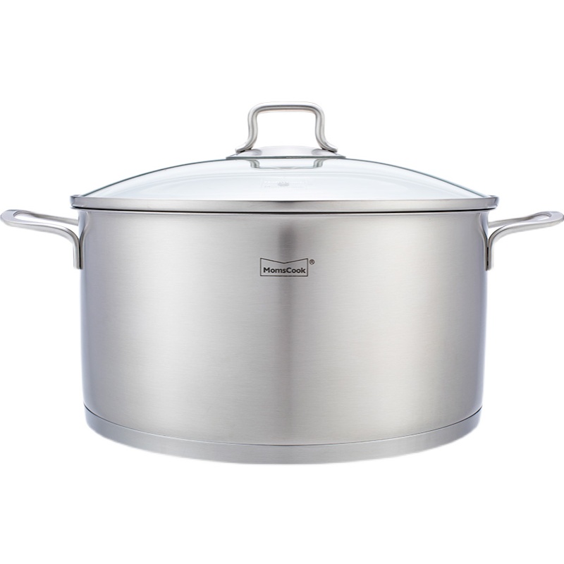 慕厨锈钢汤锅汤煲炖锅燃气灶电磁炉适用22222cm