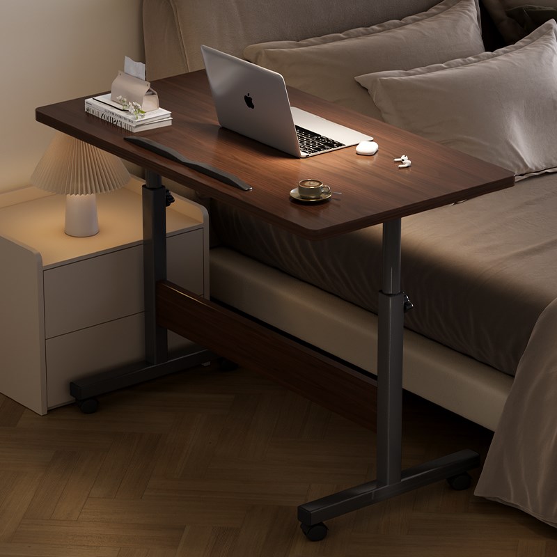 书桌电脑桌床边可移动升降小桌子学生宿舍学习桌写字桌家用电脑桌