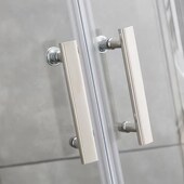 弧扇形房玻璃移门极窄浴室干湿分离推拉门洗澡沐浴房定制