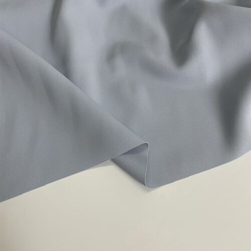 E368春夏季浅蓝色梭织混纺布头柔软细腻垂感裤子西服上衣服装面料