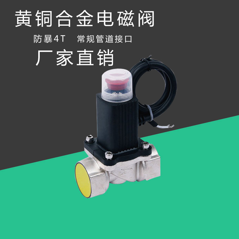 家用燃气报警器电磁阀自动切断煤气管道12V电子脉冲信号