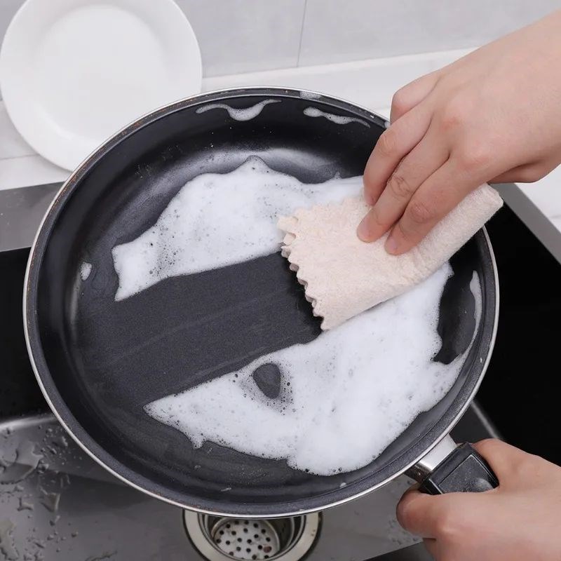 10/1PCS Natural Luffa Plant Fiber Cleaning CPloths Lazy Rag