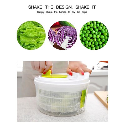Salad Spinner Lettuce Greens Washer Dryer DrainSer Crisper S