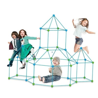 Fort Building Kit Construction Set kids Toy QTents Fortress