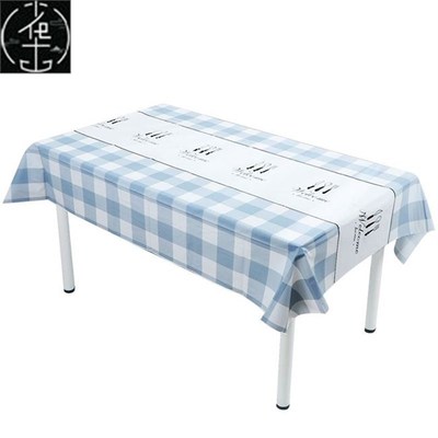 waterproof tablecloth plastic Bwashable  table cover mat big