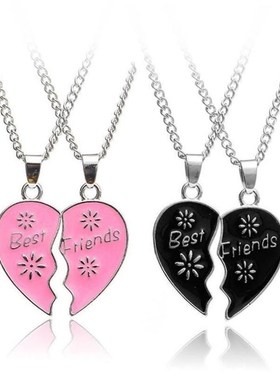 Couple Pendant Necklace 2Pcs FriendshipL Jewelry for ladies