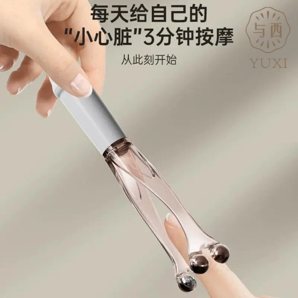 与西手指按摩器关节滚轮式多功能蜗牛钢磁珠夹手指按摩仪纤手神器
