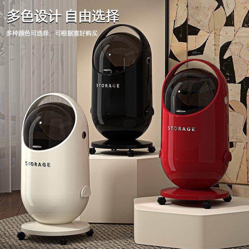 垃圾桶卧室牀边太空人客厅家用2025新款高档带盖子厨房化妆室高颜