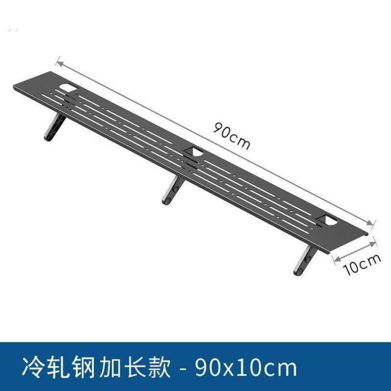 电视机上盒置物架免打孔电脑萤幕顶部路由器支架收纳盒子托架子