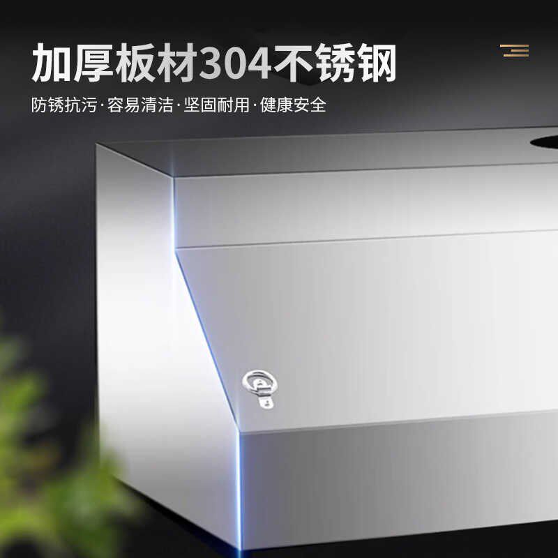 商用排烟罩加厚不锈钢抽油烟机饭店餐厅厨房土灶大吸力散装油烟机