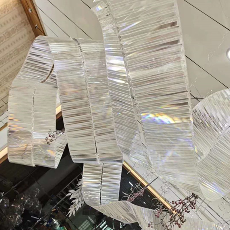 新款婚庆自由弯曲飘带婚礼现场吊顶装饰用品节日庆典活动道具