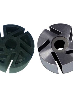 12v抽油泵配件叶轮电动220v刮片自吸泵抱箍塑料叶片24v柴油加油泵