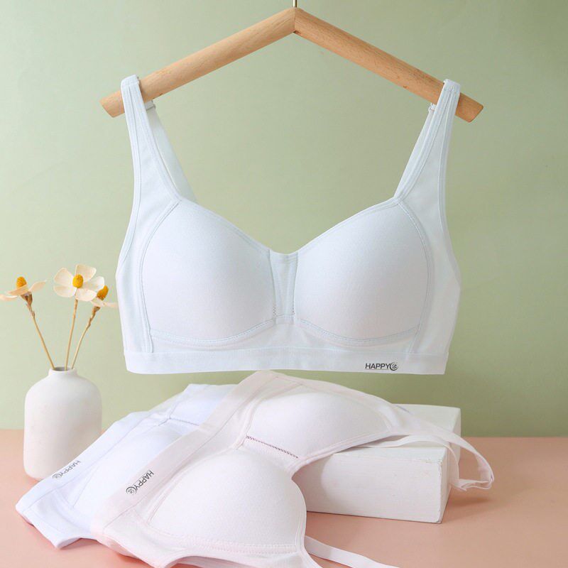 女生贴身内衣纯棉内衣发展期初中生高中生舒适内衣夏季薄无钢圈