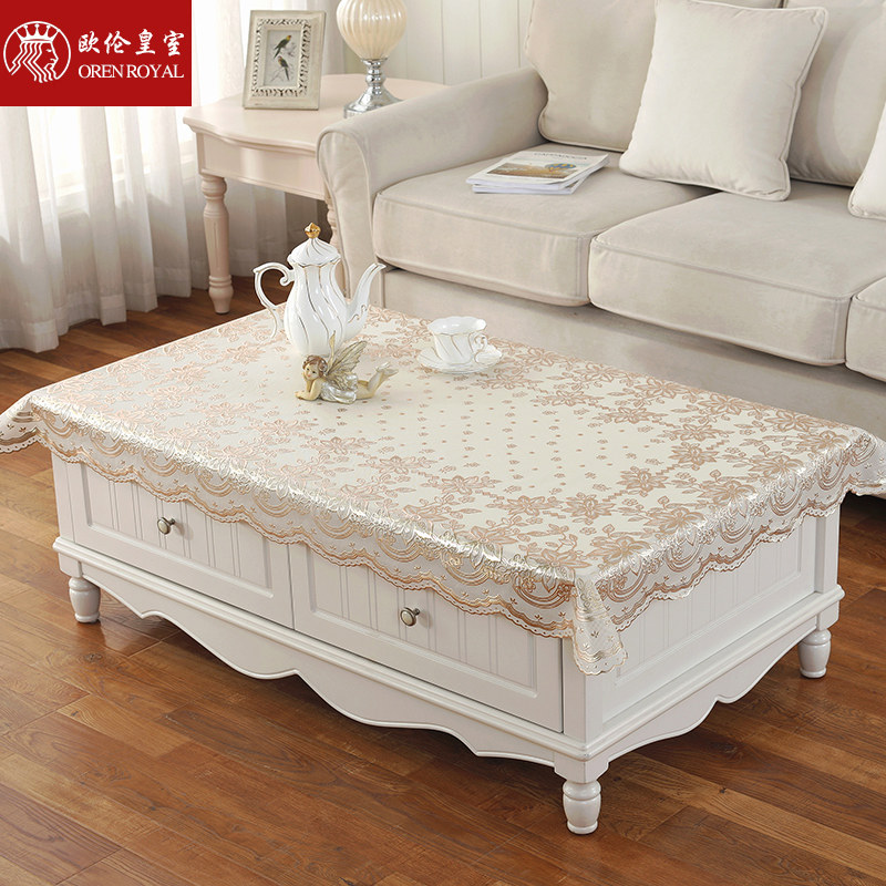 PVC客厅茶几布桌布防水防烫防油免洗欧式蕾丝长方形现代简约台布,居家布艺,桌布,淘宝优惠券,粉丝福利购,淘宝优惠卷