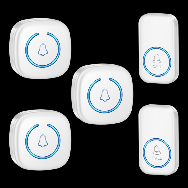 门铃无线家用超远距离二拖三电子门玲遥控智能老人病人呼叫器