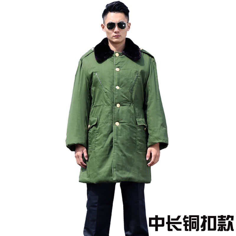 冷库男女a黄防寒大衣冬季军加厚款棉衣短款大衣中长劳保加厚棉大