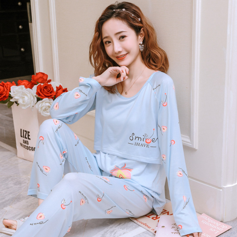 月子服夏款产后纯棉七八月份孕妇睡衣夏季薄款两件套哺乳春秋坐月,孕妇装/孕产妇用品/营养,家居服套装,淘宝优惠券,粉丝福利购,淘宝优惠卷