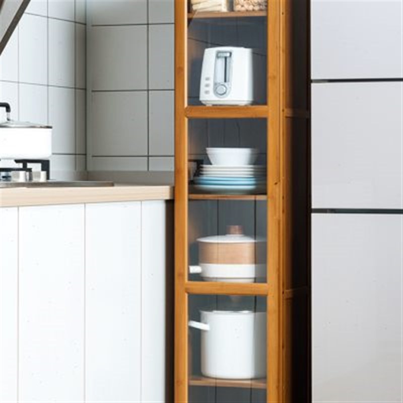30cm收纳柜厨房夹缝置物架落地多层客厅卫生间窄缝隙橱柜简易书架
