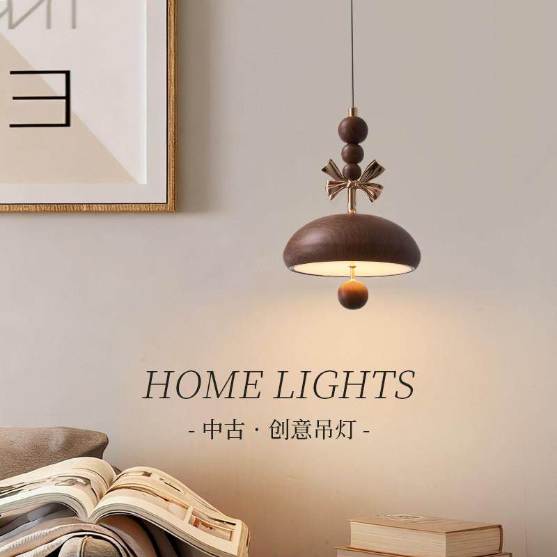 法式奶油风儿童房床头吊灯中古设计师卧室高级感吧台餐厅吊线灯具,家装灯饰光源,床头/玄关/吧台/过道吊灯,淘宝优惠券,粉丝福利购,淘宝优惠卷
